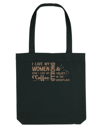 Women like coffee Black