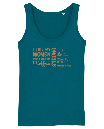 Women like coffee Ocean Depth