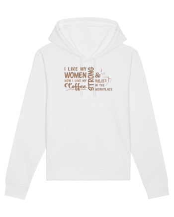 Women like coffee White