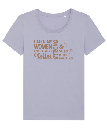 Women like coffee Lavender
