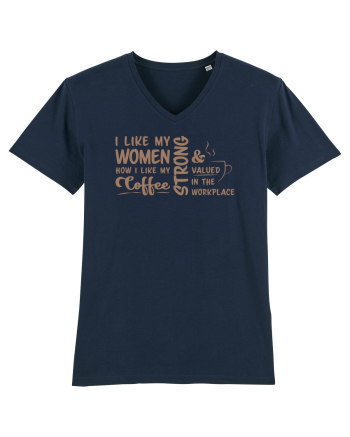 Women like coffee French Navy