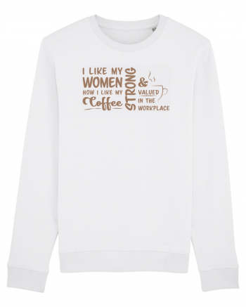 Women like coffee White