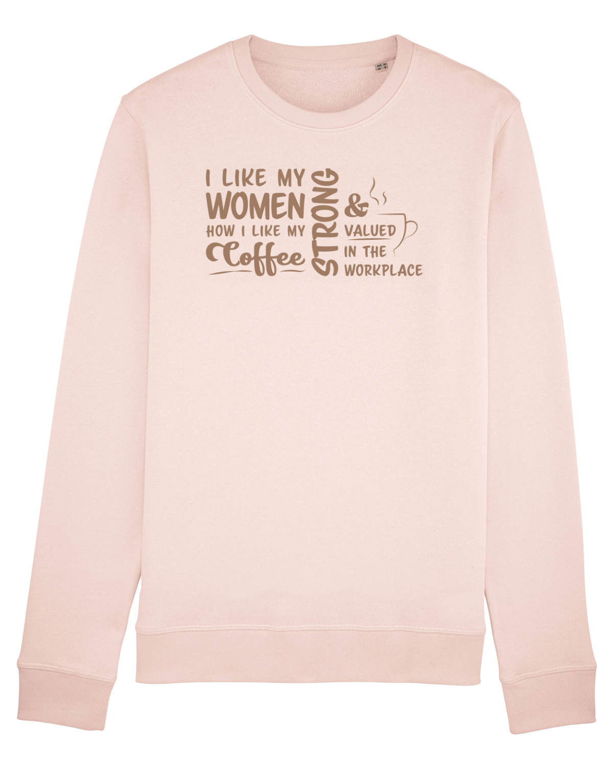 Bluză mânecă lungă Unisex Rise Candy Pink