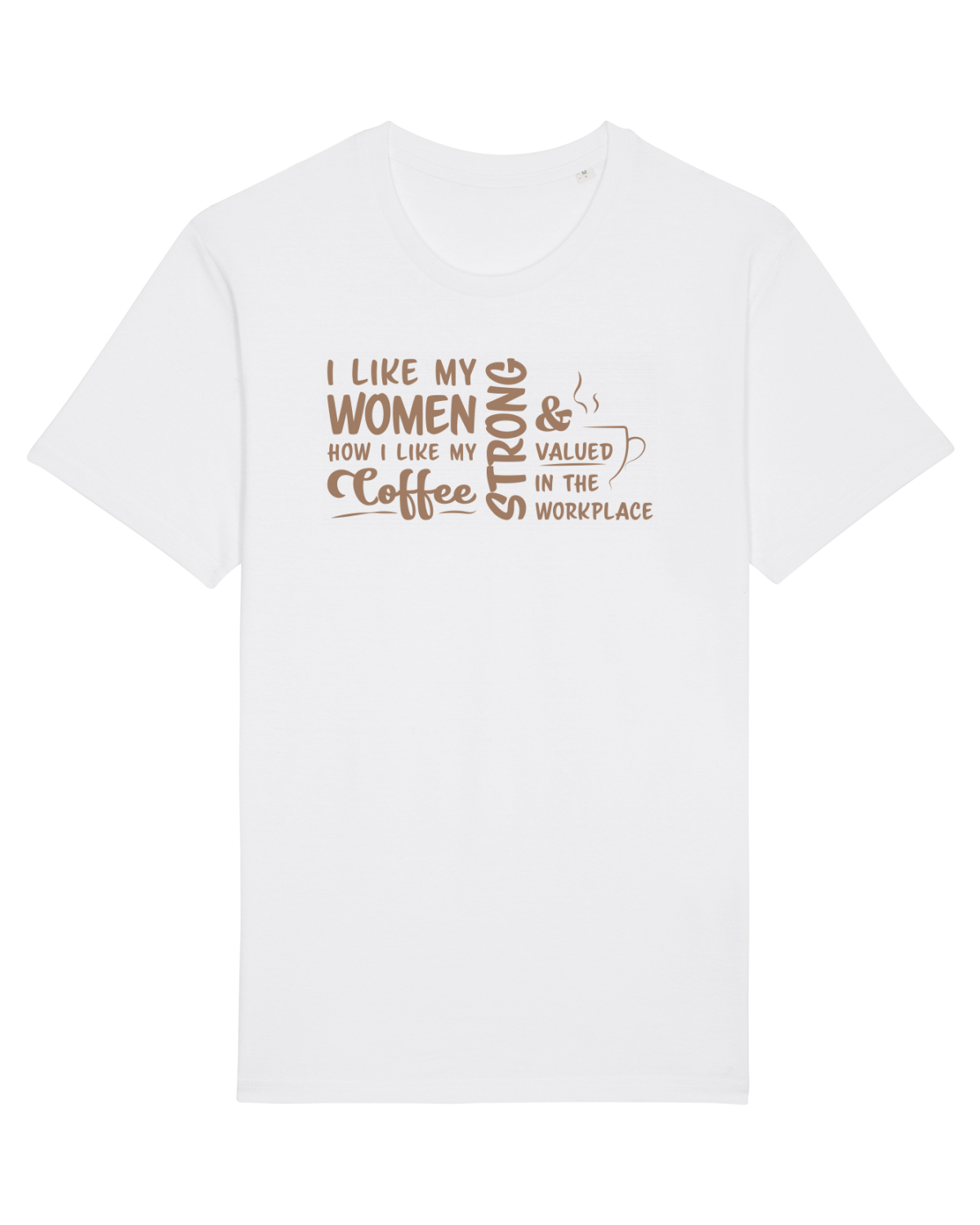Tricou mânecă scurtă Unisex Rocker White
