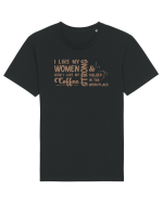 Women like coffee Tricou mânecă scurtă Unisex Rocker