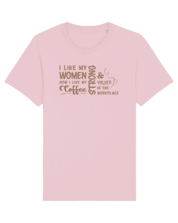 Women like coffee Cotton Pink