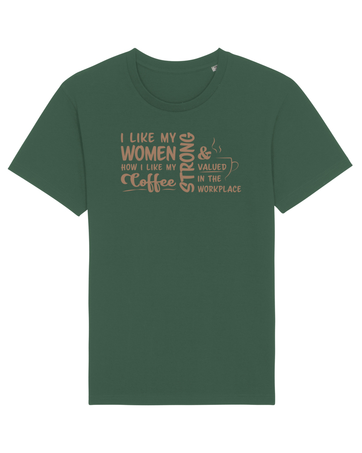 Tricou mânecă scurtă Unisex Rocker Bottle Green