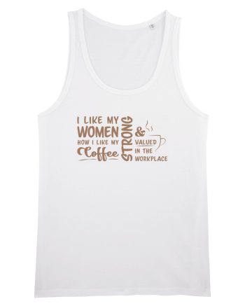 Women like coffee White