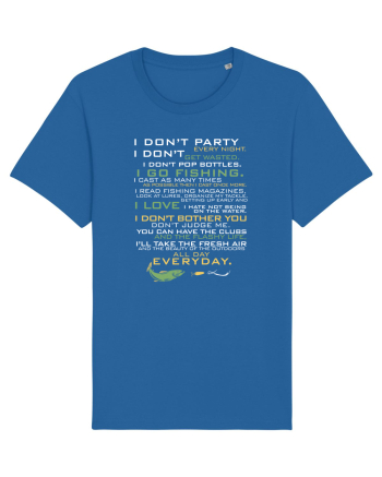 Fisherman statement Royal Blue