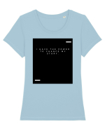 I have the power to chance my story. Tricou mânecă scurtă guler larg fitted Damă Expresser