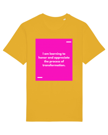 I am learning to honor and appreciate the process of transformation. Spectra Yellow