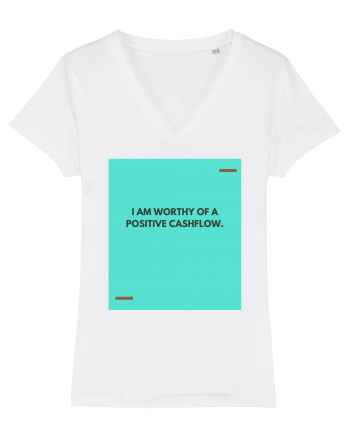 I am worthy of a positive cashflow. White