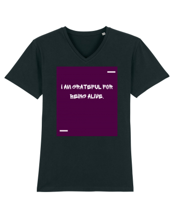 I am grateful for being alive. Black