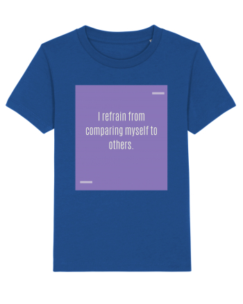 I refrain from comparing myself to others. Majorelle Blue