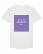 I refrain from comparing myself to others. Tricou mânecă scurtă guler larg Bărbat Skater