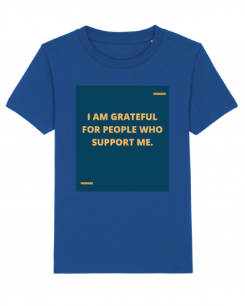 I am grateful for people who support me. Majorelle Blue