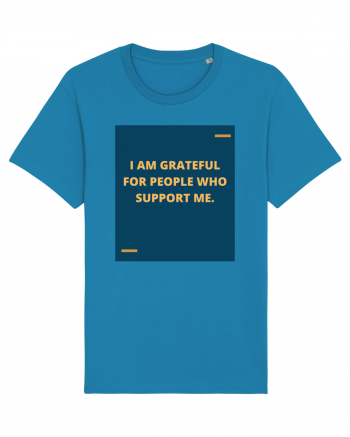 I am grateful for people who support me. Azur