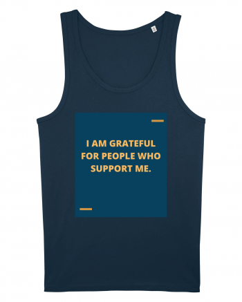 I am grateful for people who support me. Navy