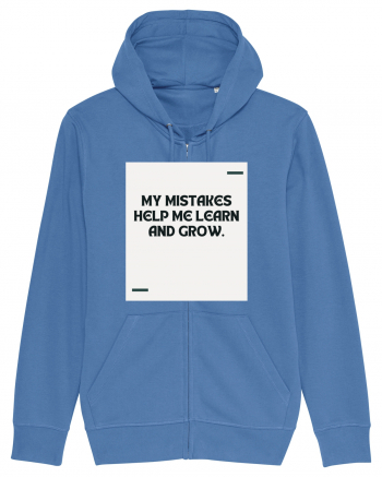 My mistakes help me learn and grow. Bright Blue