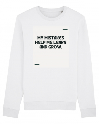 My mistakes help me learn and grow. White