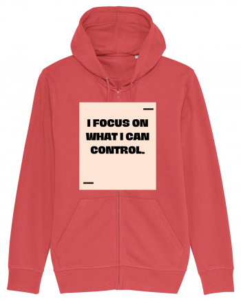 I focus on what I can control. Carmine Red