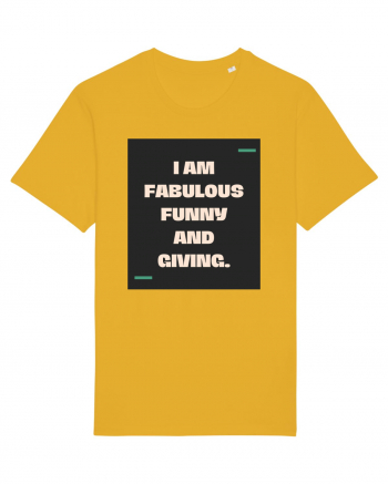 I am fabulous, funny and giving. Spectra Yellow