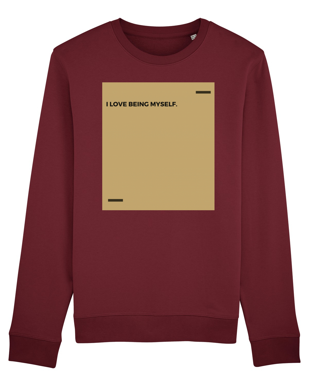 Bluză mânecă lungă Unisex Rise Burgundy