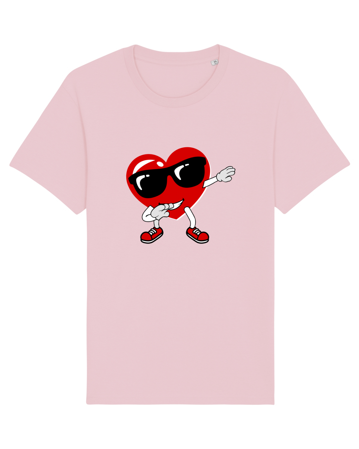 Tricou mânecă scurtă Unisex Rocker Cotton Pink