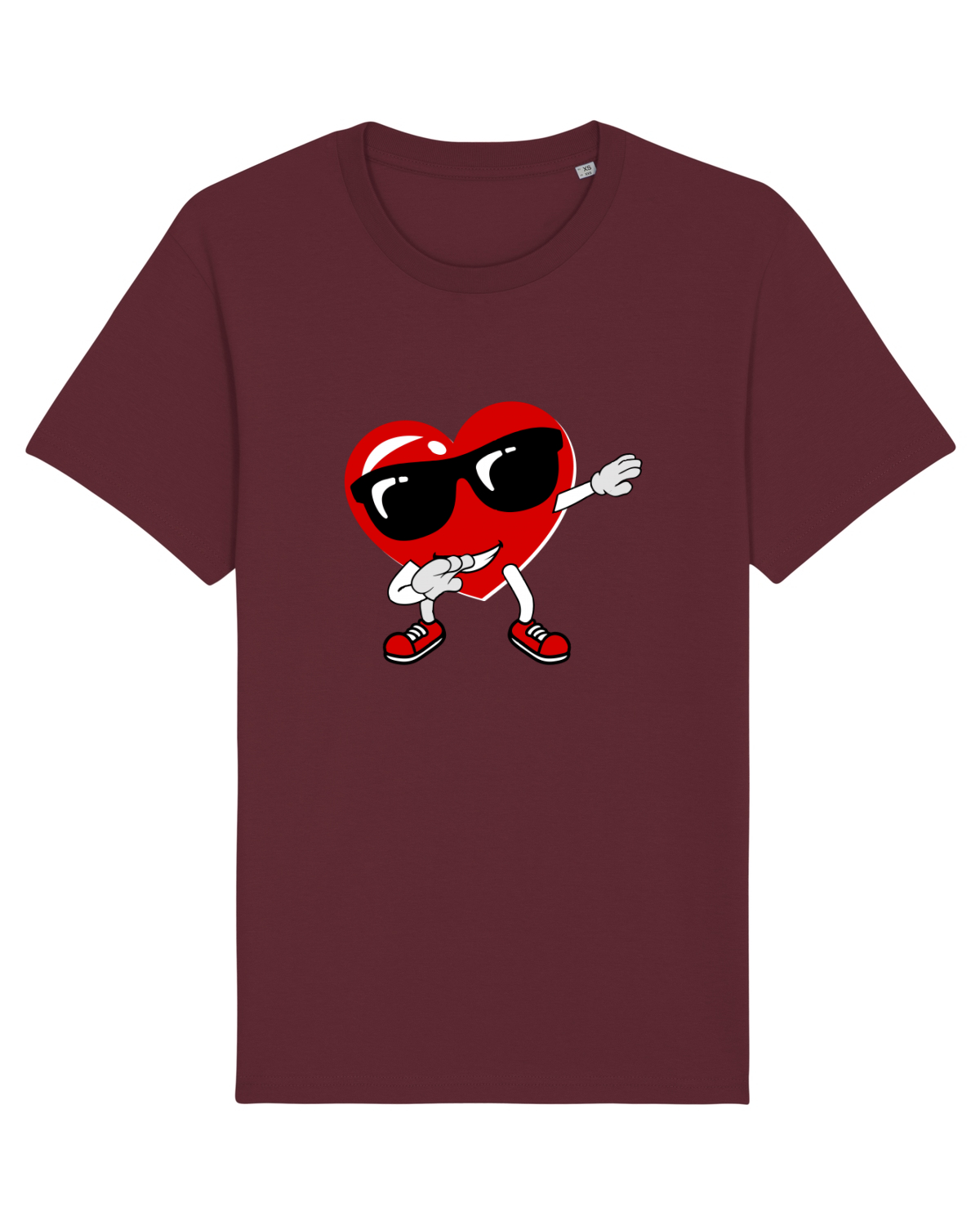 Tricou mânecă scurtă Unisex Rocker Burgundy