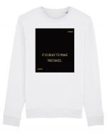 It is okay to make mistakes. Bluză mânecă lungă Unisex Rise