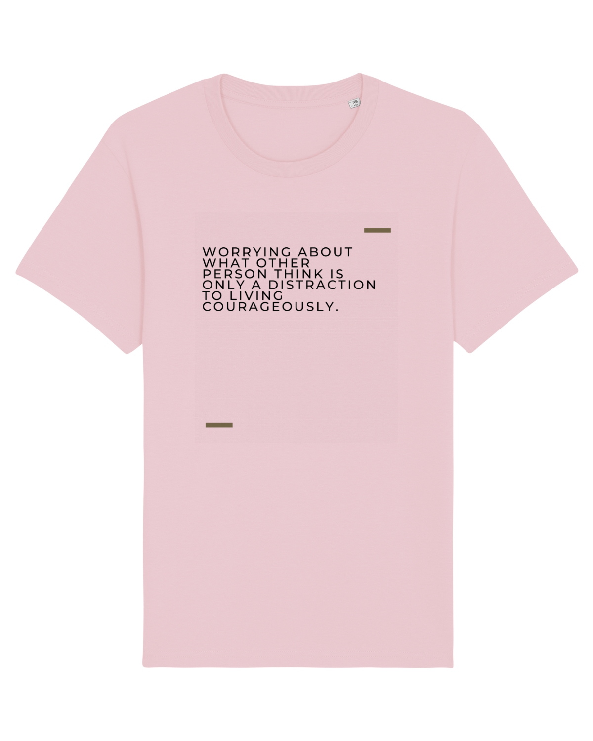 Tricou mânecă scurtă Unisex Rocker Cotton Pink