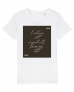 I release all negativity from my life. Tricou mânecă scurtă  Copii Mini Creator