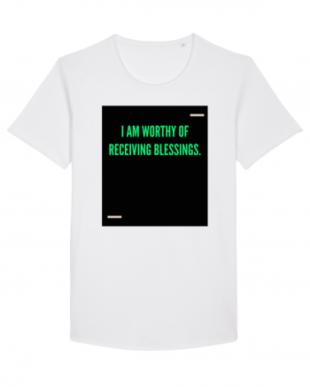 I am worthy of receiving blessings. White