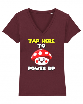 Tap here to power up Burgundy