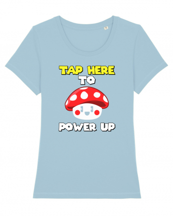 Tap here to power up Sky Blue