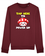 Tap here to power up Bluză mânecă lungă Unisex Rise