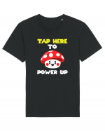 Tap here to power up Tricou mânecă scurtă Unisex Rocker