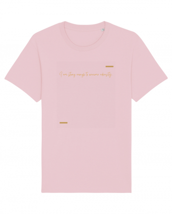 I am strong enough to overcome adversity. Cotton Pink