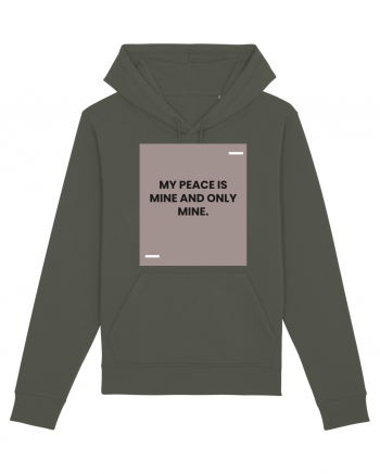 My peace is mine and only mine. Khaki