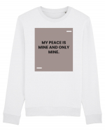 My peace is mine and only mine. Bluză mânecă lungă Unisex Rise