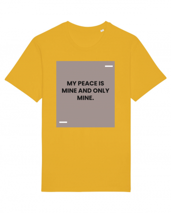 My peace is mine and only mine. Spectra Yellow