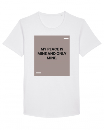 My peace is mine and only mine. White