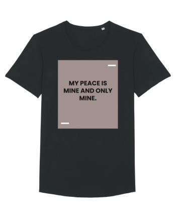 My peace is mine and only mine. Black