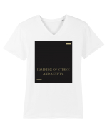 I am free of stress and anxiety. Tricou mânecă scurtă guler V Bărbat Presenter