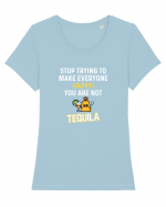 Tequila Tricou mânecă scurtă guler larg fitted Damă Expresser