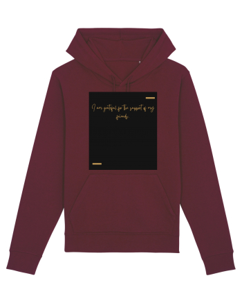 I am grateful for the support of my friends. Burgundy
