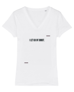 I let go of doubt. Tricou mânecă scurtă guler V Damă Evoker