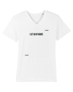 I let go of doubt. Tricou mânecă scurtă guler V Bărbat Presenter