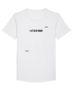 I let go of doubt. Tricou mânecă scurtă guler larg Bărbat Skater