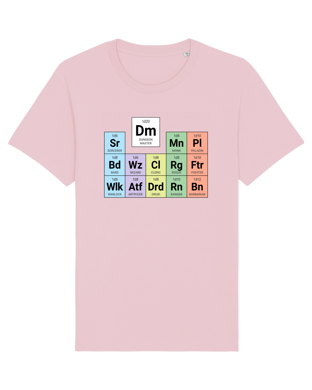 Tricou mânecă scurtă Unisex Rocker Cotton Pink